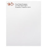 Orange Tribal Fish Letterhead Template