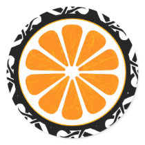 orange. tribal. stickers by asyrum orange. tribal. stickers