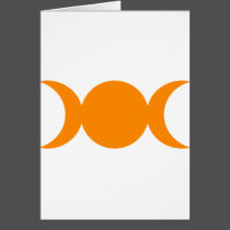Orange Triple Goddess cards