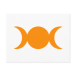 Orange Triple Goddess Postcards