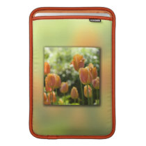 Orange Tulip Flowers Sleeves For MacBook Air