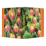 "Orange Tulips" Vinyl Binder