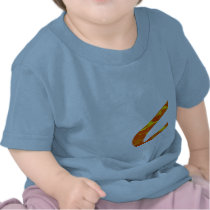 Orange Turtle 2-Sided Infant T-Shirt