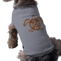 Orange Turtle Dog Shirts