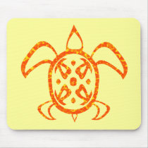 Orange Turtle Mousepad