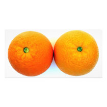 ORANGE TWINS PHOTO CARD TEMPLATE
