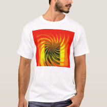 Orange Twirl t-shirts