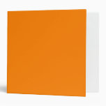 Orange Vinyl Binders