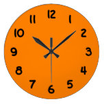 Orange Wallclock