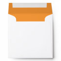 Orange Wedding Invitation Envelope envelope