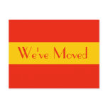 orange we've moved postcards