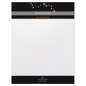 Orange White Flowers Elegant letterhead by Ruxique Orange White Flowers Elegant letterhead