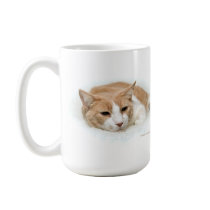 Orange & White Tabby Cat Mug