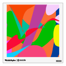 Orange Wind Room Stickers