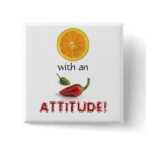 Orange With an Attitude II buttons by MiaBellaKitt Orange With an Attitude II buttons