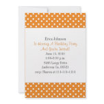 add a picture invitation, polka dot party