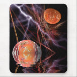 Orange worlds mouse pad
