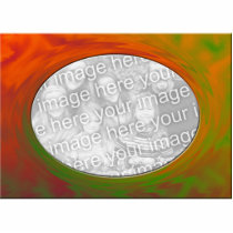 orange yellow abstract photo frame photo sculptures