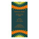 orange yellow black fractal rack card template