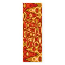 orange yellow bookmarks business cards