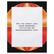 orange yellow circle flyers by DonnaGraysonAbstract orange yellow circle flyers