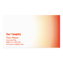 Orange yellow color harmony business cards
