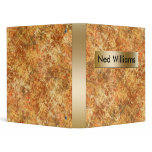 Orange/Yellow Grunge Binder