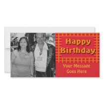 orange yellow happy birthday photo cards by DonnasGreetingCards orange yellow happy birthday photo cards