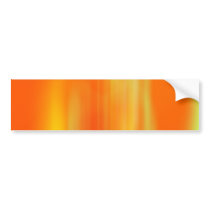 Orange & Yellow Motion Blur: Bumper Stickers