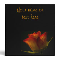 Orange & Yellow Rose Binders