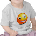 Orange & Yellow Smiley Face Baby Shirt