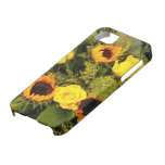 Orange Yellow Sunflower Roses Floral Bouquet iPhone SE/5/5s Case