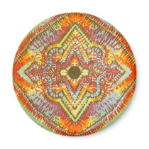 Orange/Yellow Tie Dye Magnet by ErinDoherty5023 Orange/Yellow Tie Dye Magnet
