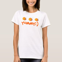 Orange, yummy;) t-shirts