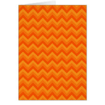 Orange Zigzag Stripes. Cards