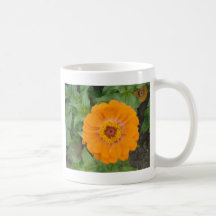 Orange Zinnia Coffee Mug