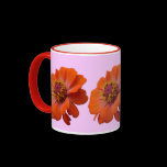 Orange Zinnias Mug
