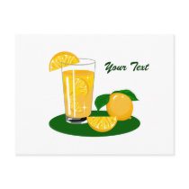 Oranges and Orange Juice Postcard