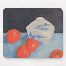 Oranges and Persimmons mousepads by susanpaynetrutna Oranges and Persimmons mousepads