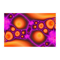 Oranges and Purples Fractal #1 posters