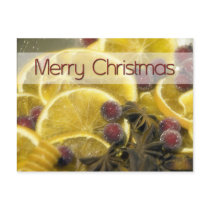 Oranges and Spices • Christmas Postcard by SabineStGreetings Oranges and Spices • Christmas Postcard