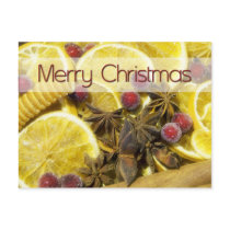 Oranges and Spices • Christmas Postcard by SabineStGreetings Oranges and Spices • Christmas Postcard