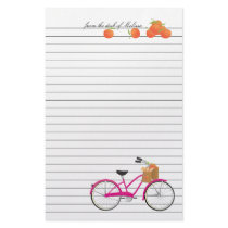Oranges Bicycle Custom Stationery