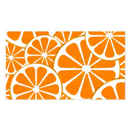 oranges business cards (front side)
