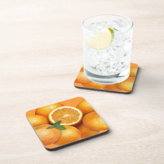 Oranges Drink Coaster