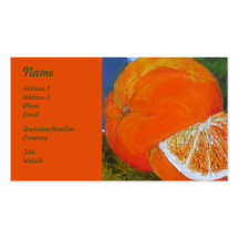 Oranges Fruit Business Cards