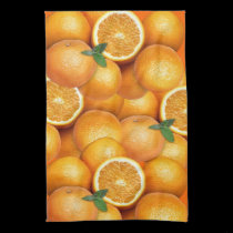 Oranges kitchen towels