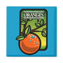 Oranges Refrigerator Magnet
