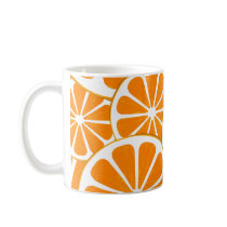 oranges. mugs