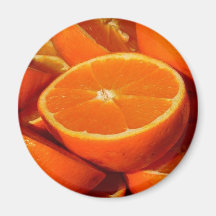 Oranges - Sliced Magnet